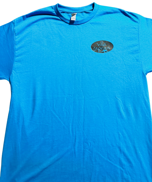 Aqua Men Crew T-Shirt with Front Logo only